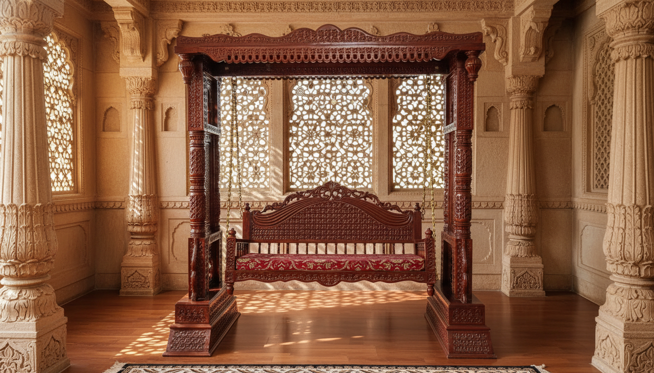 Reversible Teakwood Swing